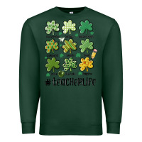 Sports Green teacher st.patrick's Premium Sweatshirt - MaliasSmallBusiness