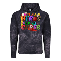 Cloud Black not all heros wear capes Vintage Hoodie - Zillion Design Studio