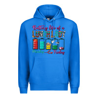 True Royal Battery Life Of A lunch Lady Premium Hoodie - BundleAndBundleShop
