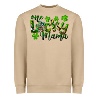 Mushroom st. patrick's day one lucky mama Heavyweight Sweatshirt - RanaPortraitStore