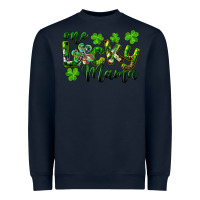 Navy st. patrick's day one lucky mama Heavyweight Sweatshirt - RanaPortraitStore
