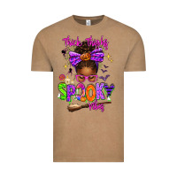 Vintage Coffee Thick Thighs Spooky Vibes Vintage Tee - texasbilliewilder