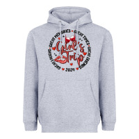 Heather Grey girl's trip Heavyweight Hoodie - MaliasSmallBusiness