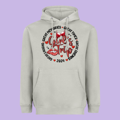 Girl's Trip Heavyweight Hoodie Designed By Maliassmallbusiness
