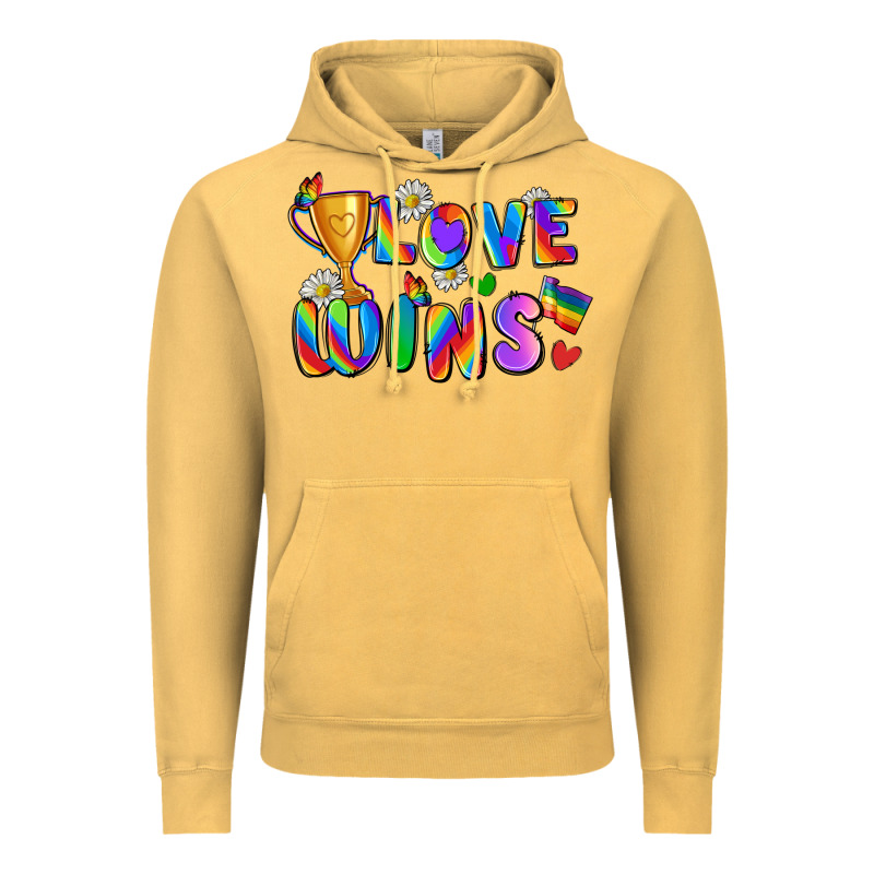 Love Wins Vintage Hoodie by Zillion Design Studio | Teevron