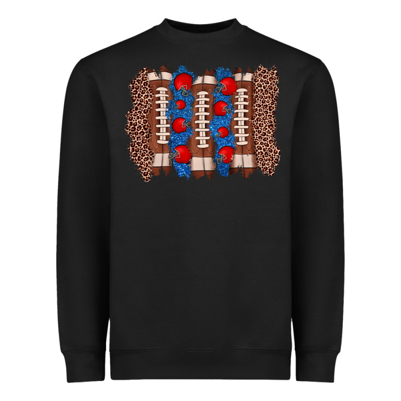 Football Brushstroke Heavyweight Sweatshirt by Zillion Design Studio | Teevron