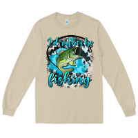 Mushroom i d rather be fishing Long Sleeve Tee - AdoDesignShop