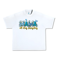White mama all day everyday Urban Heavy Tee - Zillion Design Studio