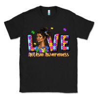 Black love autism awareness Classic Tee - JahusDesignShop