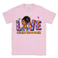 Bubblegum Pink love autism awareness Classic Tee - JahusDesignShop