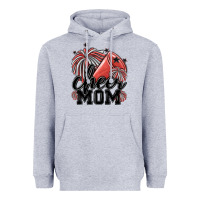Heather Grey cheer mom Heavyweight Hoodie - MaliasSmallBusiness