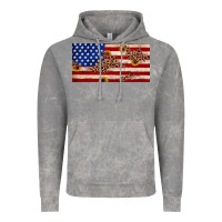 Cloud Rock American flag leopard sunflower Vintage Hoodie - JahusDesignShop