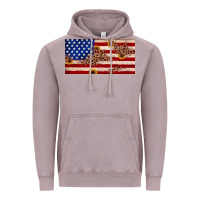 Vintage Zinc American flag leopard sunflower Vintage Hoodie - JahusDesignShop