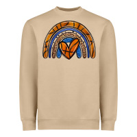 Mushroom basketball rainbow Heavyweight Sweatshirt - Zillion Design Studio