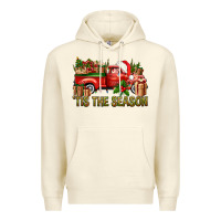 Sandshell Tis' The Season Christmas Truck Premium Hoodie - BundleAndBundleShop