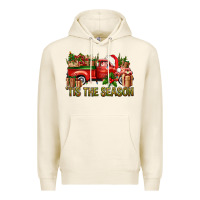 Tofu Tis' The Season Christmas Truck Premium Hoodie - BundleAndBundleShop