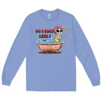 Colony Blue do i look like i give a duck Long Sleeve Tee - JahusDesignShop