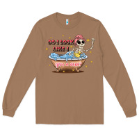 Toasted Coconut do i look like i give a duck Long Sleeve Tee - JahusDesignShop