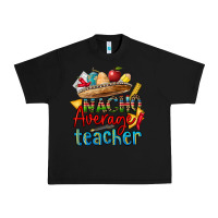 Black nacho average teacher Urban Heavy Tee - CTS Tumbler Store