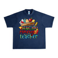 Navy nacho average teacher Urban Heavy Tee - CTS Tumbler Store