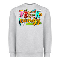 Heather Grey pre k energy Heavyweight Sweatshirt - texasbilliewilder
