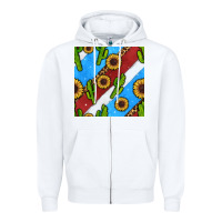 White western 4th of july seamless pattern Zipper Hoodie - BundleAndBundleShop