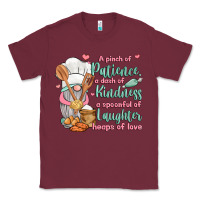 Burgundy a pinch of patience a dash of kindness a spoonful Classic Tee - JahusDesignShop