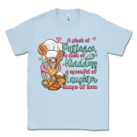 Dusty Blue a pinch of patience a dash of kindness a spoonful Classic Tee - JahusDesignShop