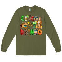 Army Green cinco de mayo Long Sleeve Tee - AdoDesignShop