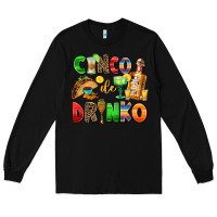 Black cinco de mayo Long Sleeve Tee - AdoDesignShop