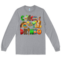 Heather Grey cinco de mayo Long Sleeve Tee - AdoDesignShop