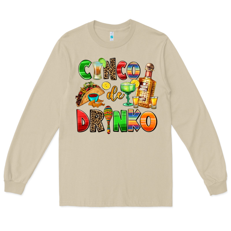 Cinco De Mayo Long Sleeve Tee by AdoDesignShop | Teevron