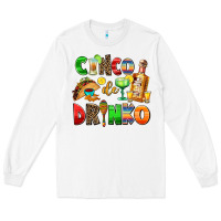 White cinco de mayo Long Sleeve Tee - AdoDesignShop