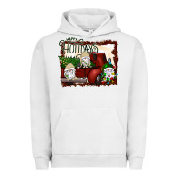 Happy Holidays Gnomes Christmas Truck Urban Hoodie | Teevron
