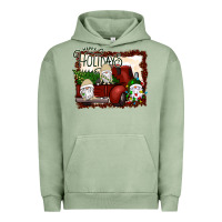 Pigment Oil Green happy holidays gnomes Christmas Truck Urban Hoodie - Bettercallsaul