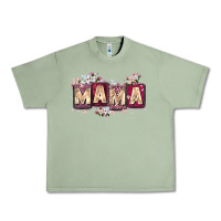 Oil Green mama with license letters Urban Heavy Tee - Zillion Design Studio