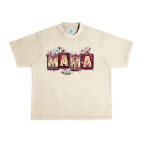 Sandshell mama with license letters Urban Heavy Tee - Zillion Design Studio