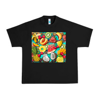 Black summer fruits Urban Heavy Tee - BarkalooDesign