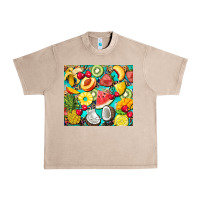French Oak summer fruits Urban Heavy Tee - BarkalooDesign