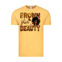 Vintage Mustard brown skin beauty Vintage Tee - Zillion Design Studio