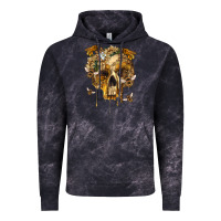 Cloud Black Flower Skeleton Bees Vintage Hoodie - RanaPortraitStore