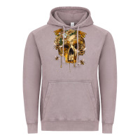 Vintage Zinc Flower Skeleton Bees Vintage Hoodie - RanaPortraitStore