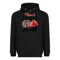 Black mascot cheer mom Heavyweight Hoodie - MaliasSmallBusiness