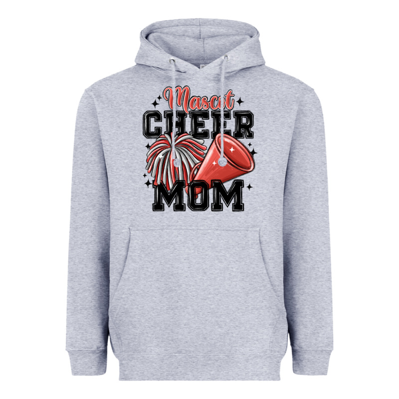 Mascot Cheer Mom Heavyweight Hoodie by MaliasSmallBusiness | Teevron