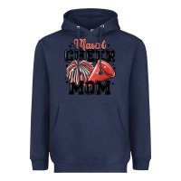 Navy mascot cheer mom Heavyweight Hoodie - MaliasSmallBusiness