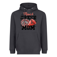 Smoke mascot cheer mom Heavyweight Hoodie - MaliasSmallBusiness