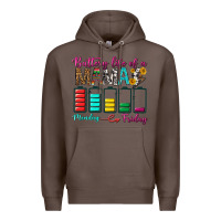 Coffee Battery Life Of A Mama Premium Hoodie - BundleAndBundleShop