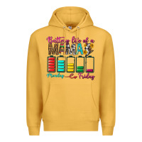 Mustard Battery Life Of A Mama Premium Hoodie - BundleAndBundleShop