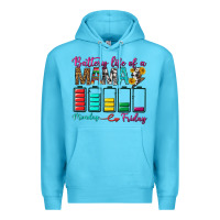 Ocean Blue Battery Life Of A Mama Premium Hoodie - BundleAndBundleShop