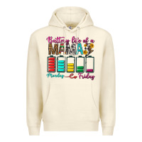 Sandshell Battery Life Of A Mama Premium Hoodie - BundleAndBundleShop